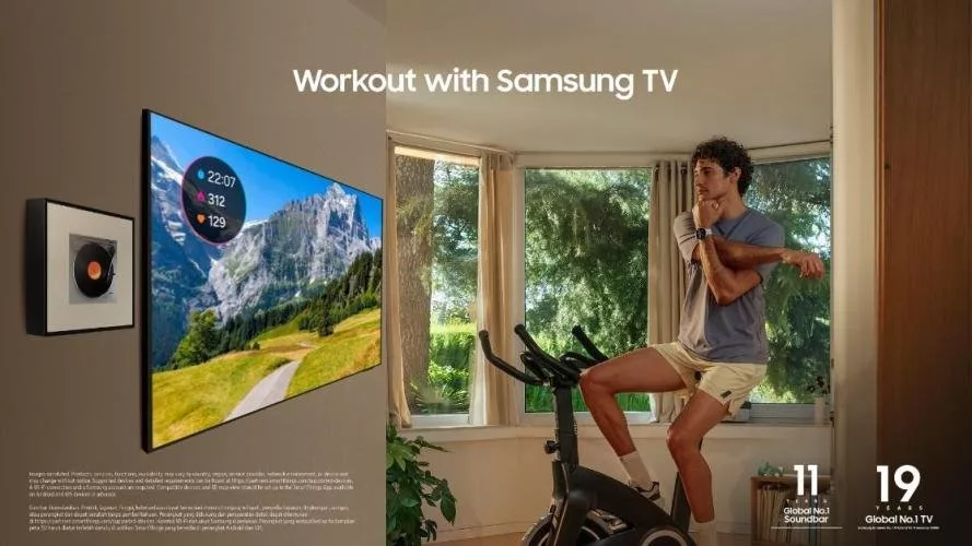 Olahraga di Rumah Makin Seru dengan TV Samsung dan Audio Samsung yang Canggih!