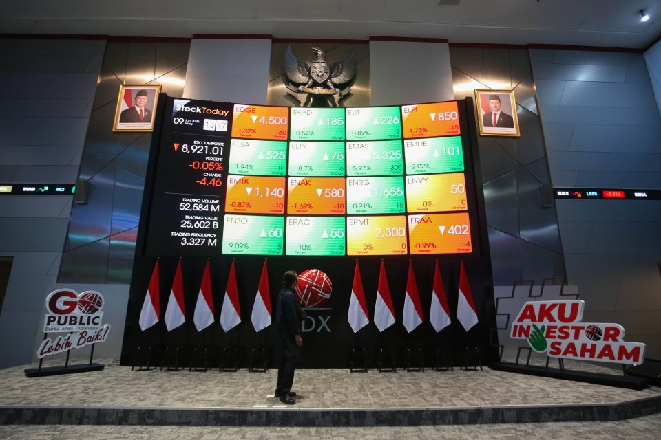 IHSG Naik Tipis 0,2%, PRDL, RANS hingga ELSA Masuk Top Gainers